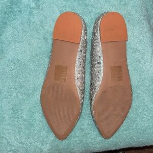 Sparkling Silver Women's Flats